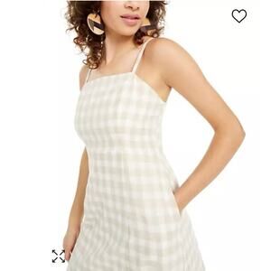 Juniors Gingham Short Dress